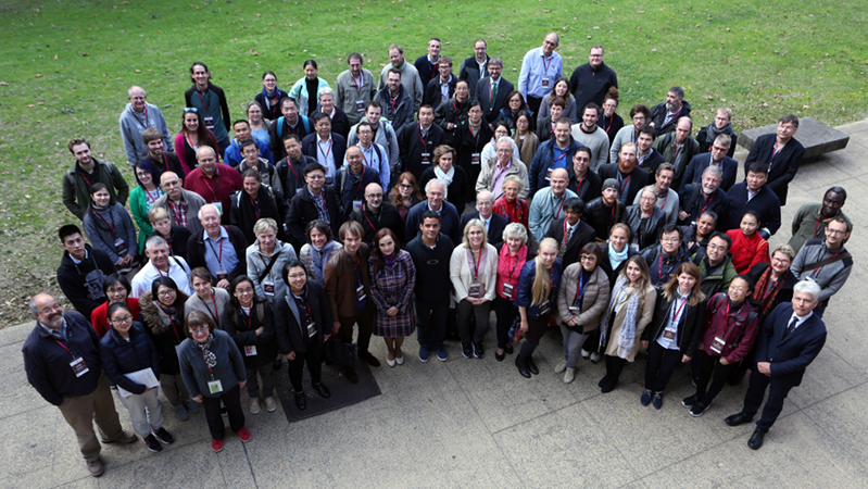 Participantes do Geoanalysis 2018, reunidos na MacQuarie University em Sydney, na Austrália