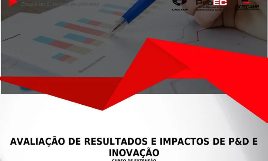 CURSO DE EXTENSÃO AVALIAÇÃO DE RESULTADOS E IMPACTOS DE P&D E INOVAÇÃO